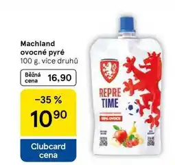 Tesco Machland ovocné pyré, 100 g, více druhů nabídka