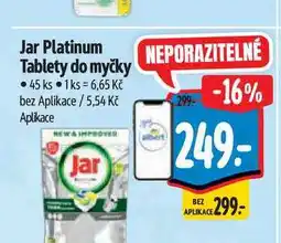 Albert Jar Platinum Tablety do myčky 45 ks nabídka