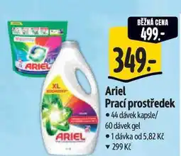 Albert Ariel Prací prostředek 44 dávek kapsle/ 60 dávek gel nabídka