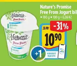 Albert Nature's Promise Free From Jogurt bílý nabídka