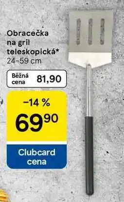 Tesco Obracečka na gril teleskopická, 24-59 cm nabídka