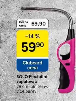 Tesco SOLO Flexibilní zapalovač, 29 cm, plnitelný. více barev nabídka