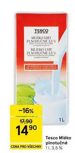 Tesco Tesco Mléko plnotučné nabídka