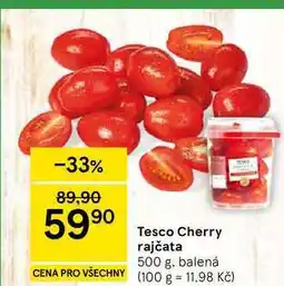 Tesco Tesco Cherry rajčata, 500 g, balená nabídka