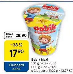 Tesco Bobík Maxi, 130 g, více druhů nabídka