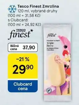 Tesco Tesco Finest Zmrzlina, 120 ml, vybrané druhy nabídka