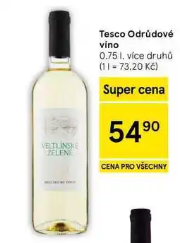 Tesco Tesco Odrůdové víno, 0.75 l, více druhů nabídka