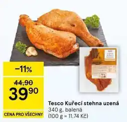 Tesco Tesco Kuřecí stehna uzená, 340 g, balená nabídka