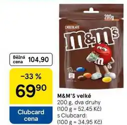 Tesco M&M'S velké nabídka