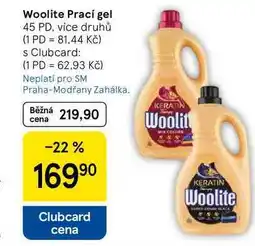 Tesco Woolite Prací gel, 45 PD, více druhů nabídka