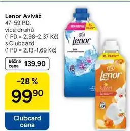 Tesco Lenor Aviváž, 47-59 PD, více druhů nabídka