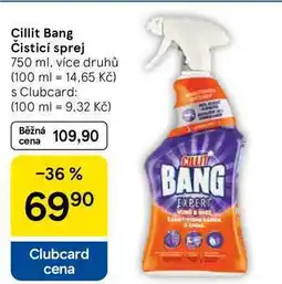 Tesco Cillit Bang Čisticí sprej, 750 ml, více druhů nabídka
