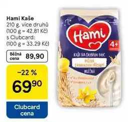 Tesco Hami Kaše, 210 g, více druhů nabídka