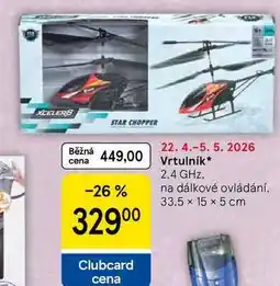 Tesco Vrtulník, 2.4 GHz. na dálkové ovládání. 33.5 x 15 x 5 cm nabídka