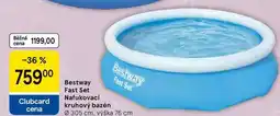 Tesco Bestway Fast Set Nafukovací kruhový bazén, Ø 305 cm, výška 76 cm nabídka