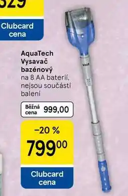 Tesco AquaTech Vysavač bazénový, na 8 AA baterií. nejsou součástí balení nabídka