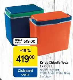 Tesco Krios Chladicí box, 1 ks nabídka