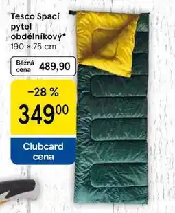 Tesco Tesco Spací pytel www obdélníkový, 190 x 75 cm nabídka
