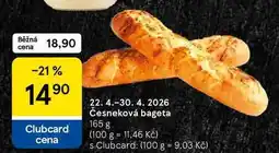 Tesco Česneková bageta nabídka