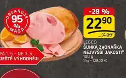 Flop ŠUNKA ZVONAŘKA NEJVYŠŠÍ JAKOSTI nabídka