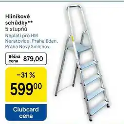Tesco Hliníkové schůdky, 5 stupňů nabídka
