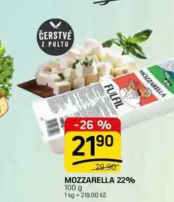 Flop MOZZARELLA 22% nabídka