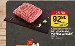 Flop MĚLNĚNÉ MASO VEPŘOVÉ A HOVĚZÍ nabídka