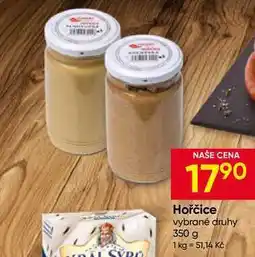 Hruška Hořčice vybrané druhy nabídka