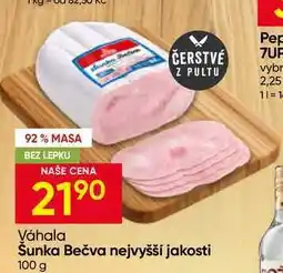 Hruška Váhala Šunka Bečva nejvyšší jakosti nabídka