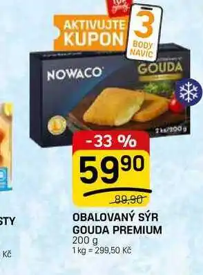 Flop OBALOVANÝ SÝR GOUDA PREMIUM nabídka