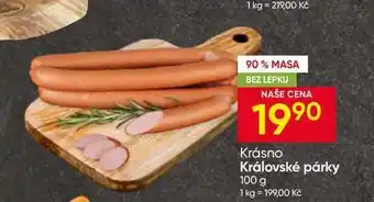 Hruška Krásno Královské párky nabídka