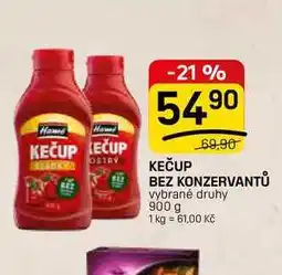 Flop KEČUP BEZ KONZERVANTŮ vybrané druhy nabídka