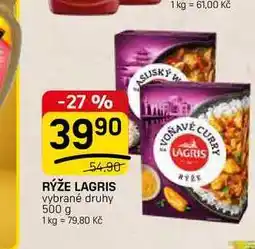 Flop RÝŽE LAGRIS vybrané druhy nabídka