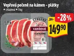 Albert Vepřová pečeně na kámen - plátky nabídka