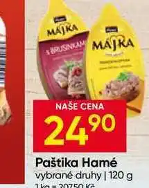 Hruška Hamé Paštika 120g, vybrané druhy nabídka