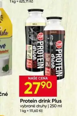 Hruška ZOTT Protein drink Plus vybrané druhy nabídka