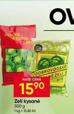 Hruška Otické Zelí Kysané bílé nabídka