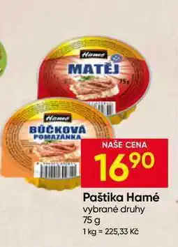Hruška Hamé vybrané druhy nabídka