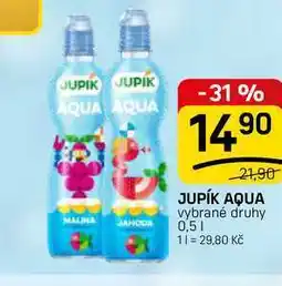 Flop JUPÍK AQUA vybrané druhy MALINA JAHODA nabídka