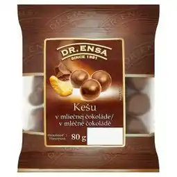 Hruška Dr. Ensa Kešu v mléčné čokoládě 80g nabídka