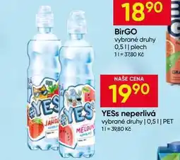 Hruška YESS neperlivá vybrané druhy nabídka