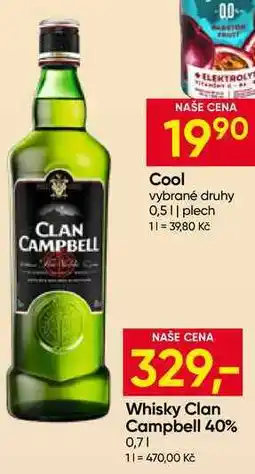 Hruška Whisky Clan Campbell 40% nabídka