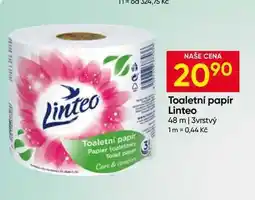 Hruška Linteo toaletní papír 48m 3-vrstvý nabídka