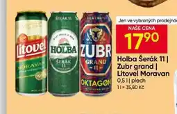Hruška Zubr grand 0,5l plech nabídka