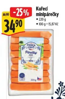 Albert Kuřecí minipárečky nabídka