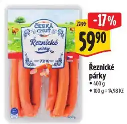 Albert Řeznické párky nabídka