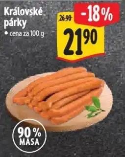 Albert Královské párky nabídka