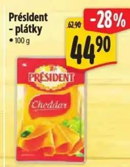 Albert Président - plátky nabídka