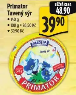 Albert Madeta Primator Tavený sýr nabídka