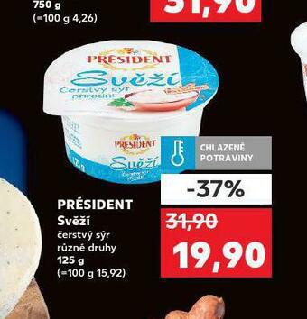 Kaufland Président svěží nabídka